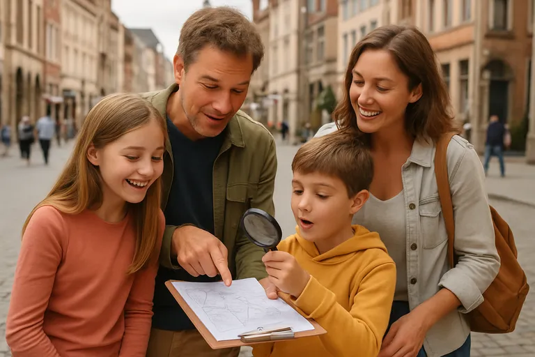 Familiespeurtocht: samen de stad ontdekken en plezier maken